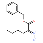 Hexanoic acid, 2-diazo-, phenylmethyl ester