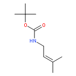 Carbamic acid,(3-methyl-2-butenyl)-, 1,1-dimethylethyl ester (9CI)