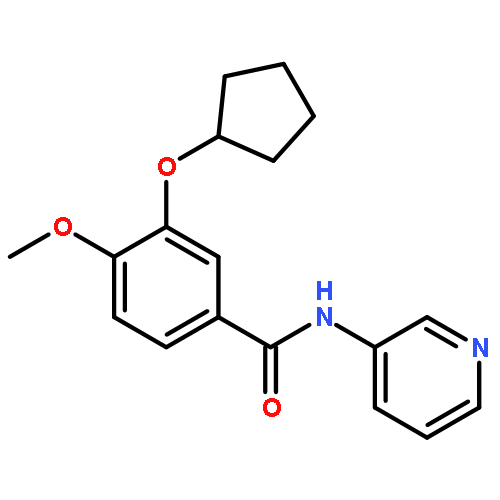 Benzamide, 3-(cyclopentyloxy)-4-methoxy-N-3-pyridinyl-