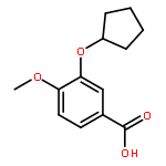 3-(Cyclopentyloxy)-4-methoxybenzoic acid