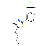 Ethyl 4-methyl-2-(3-(trifluoromethyl)phenyl)thiazole-5-carboxylate