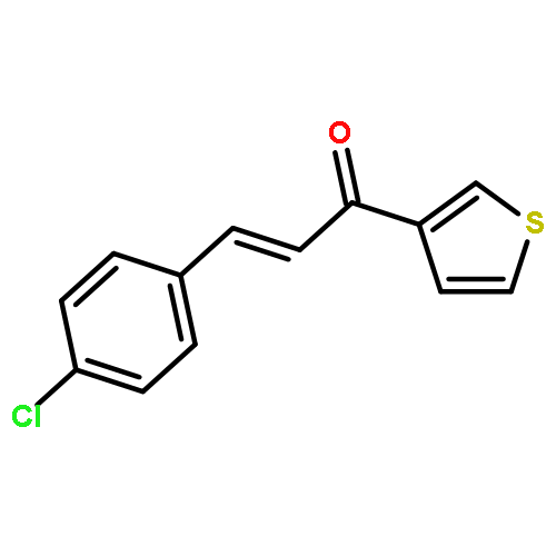 2-Propen-1-one, 3-(4-chlorophenyl)-1-(3-thienyl)-