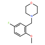 4-(5-fluoro-2-methoxybenzyl)morpholine