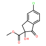 Methyl 5-chloro-2-hydroxy-1-oxo-2,3-dihydro-1H-indene-2-carboxylate