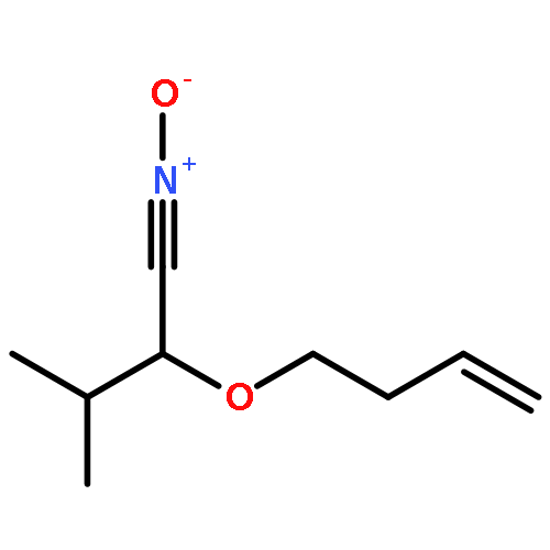 Butanenitrile, 2-(3-butenyloxy)-3-methyl-, N-oxide