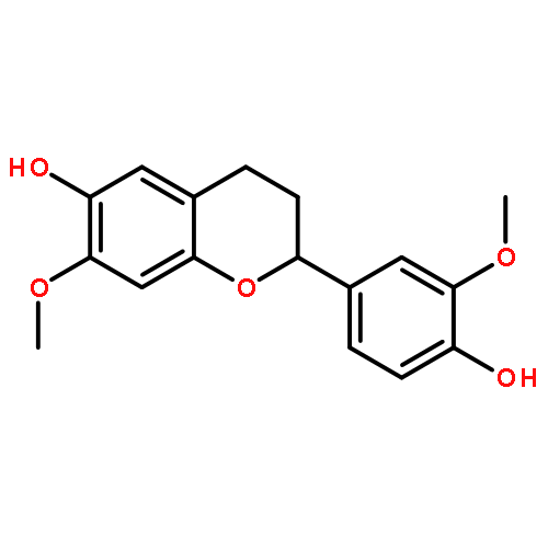 (2S)-6,4'-dihydroxy-7,3'-dimethoxyflavan