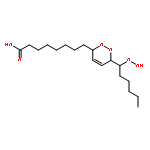 1,2-Dioxin-3-octanoic acid, 3,6-dihydro-6-(1-hydroperoxyhexyl)-