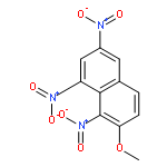 Naphthalene, 2-methoxy-1,6,8-trinitro-