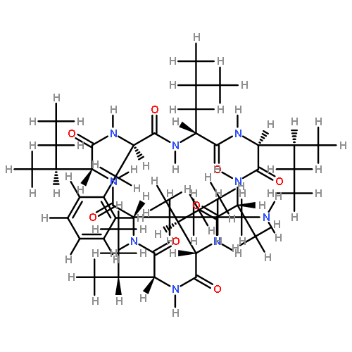 cyclo[-L-Ile-D-Ile-L-Lys-L-Ile-D-Phe-D-Leu-L-Ile-D-Ala-]