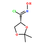 1,3-Dioxolane-4-carboximidoyl chloride, N-hydroxy-2,2-dimethyl-, (R)-