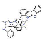 5,10b:11,4b-Bis(iminoethano)dibenzo[c,h][2,6]naphthyridine,5,6,11,12-tetrahydro-13,18-dimethyl-1,7-bis[(3aR,8aR)-2,3,8,8a-tetrahydro-1-methylpyrrolo[2,3-b]indol-3a(1H)-yl]-,(4bR,5R,10bS,11S)-