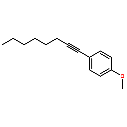 Benzene, 1-methoxy-4-(1-octynyl)-