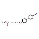 Hexanoic acid, 6-[(4'-cyano[1,1'-biphenyl]-4-yl)oxy]-, ethyl ester