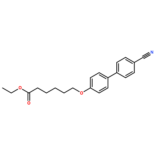 Hexanoic acid, 6-[(4'-cyano[1,1'-biphenyl]-4-yl)oxy]-, ethyl ester