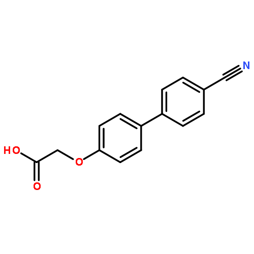 Acetic acid, [(4'-cyano[1,1'-biphenyl]-4-yl)oxy]-