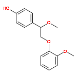 Phenol, 4-[1-methoxy-2-(2-methoxyphenoxy)ethyl]-