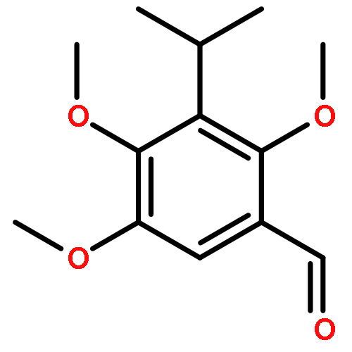 Benzaldehyde, 2,4,5-trimethoxy-3-(1-methylethyl)-