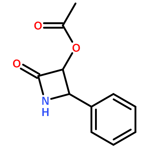 (3R,4S)-2-Oxo-4-phenylazetidin-3-yl acetate