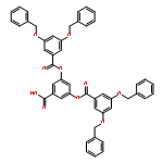 Benzoic acid, 3,5-bis[[3,5-bis(phenylmethoxy)benzoyl]oxy]-