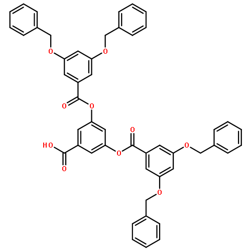 Benzoic acid, 3,5-bis[[3,5-bis(phenylmethoxy)benzoyl]oxy]-