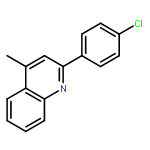 Quinoline, 2-(4-chlorophenyl)-4-methyl-