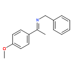 Benzenemethanamine, N-[1-(4-methoxyphenyl)ethylidene]-