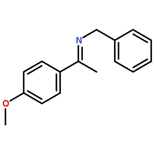 Benzenemethanamine, N-[1-(4-methoxyphenyl)ethylidene]-