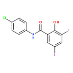 Benzamide,N-(4-chlorophenyl)-2-hydroxy-3,5-diiodo-