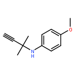 Benzenamine, N-(1,1-dimethyl-2-propynyl)-4-methoxy-