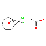 Bicyclo[5.1.0]octan-1-ol, 8,8-dichloro-, acetate