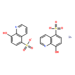 Zincate(2-),bis[8-(hydroxy-kO)-5-quinolinesulfonato(2-)-kN1]-, dihydrogen, (T-4)- (9CI)