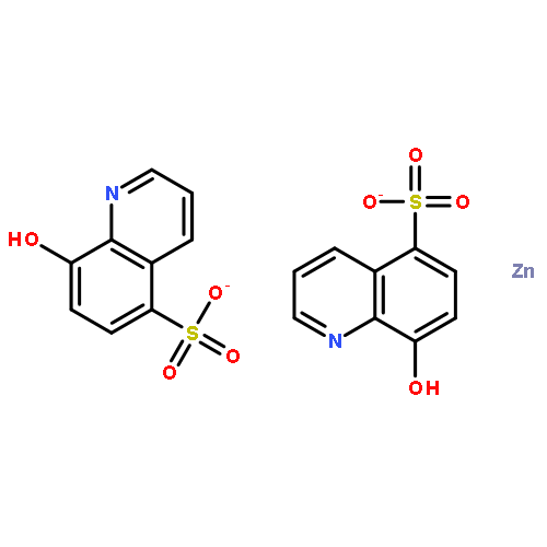 Zincate(2-),bis[8-(hydroxy-kO)-5-quinolinesulfonato(2-)-kN1]-, dihydrogen, (T-4)- (9CI)