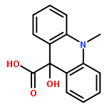 9-Acridinecarboxylic acid, 9,10-dihydro-9-hydroxy-10-methyl-