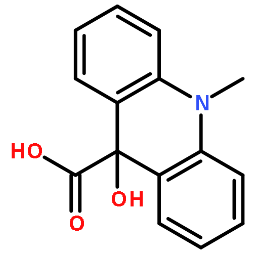 9-Acridinecarboxylic acid, 9,10-dihydro-9-hydroxy-10-methyl-