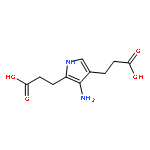 1H-Pyrrole-2,4-dipropanoic acid, 3-amino-