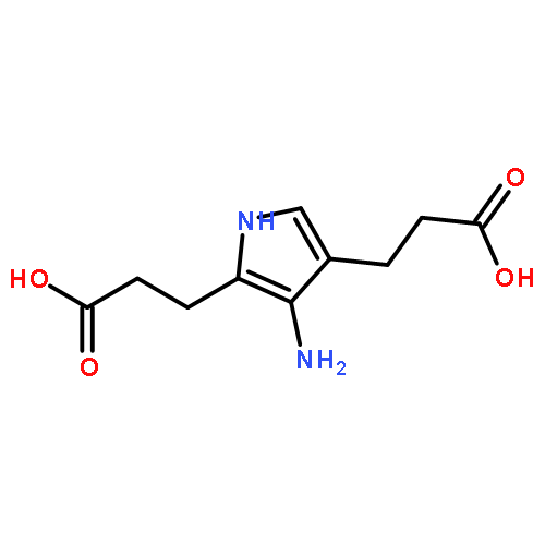 1H-Pyrrole-2,4-dipropanoic acid, 3-amino-