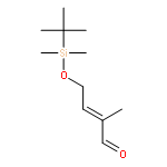 2-Butenal, 4-[[(1,1-dimethylethyl)dimethylsilyl]oxy]-2-methyl-, (2E)-