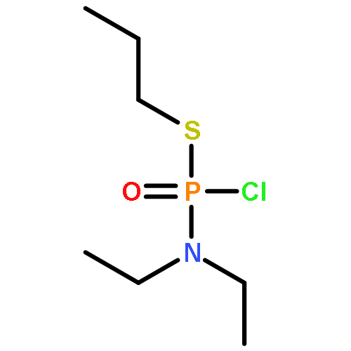 Phosphoramidochloridothioic acid, diethyl-, S-propyl ester