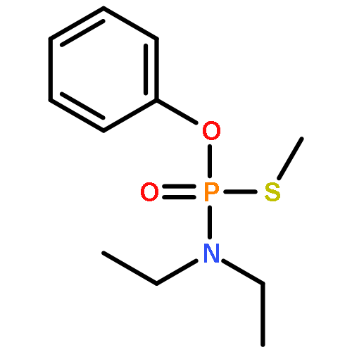 Phosphoramidothioic acid, diethyl-, S-methyl O-phenyl ester