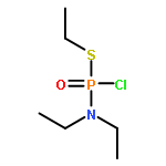 Phosphoramidochloridothioic acid, diethyl-, S-ethyl ester