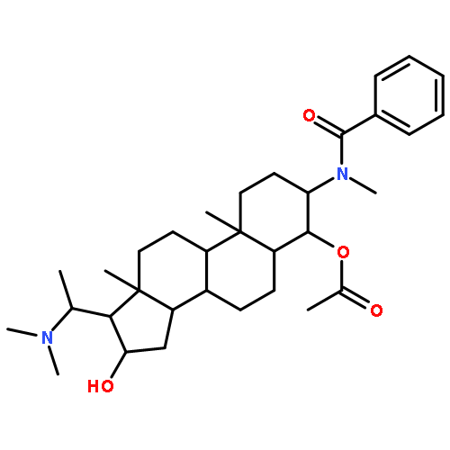 [(4R,8R,10R,13S,17S)-3-(benzoyl-methyl-amino)-17-(1-dimethylaminoethyl)-16-hydroxy-10,13-dimethyl-2,3,4,5,6,7,8,9,11,12,14,15,16,17-tetradecahydro-1H-cyclopenta[a]phenanthren-4-yl] acetate