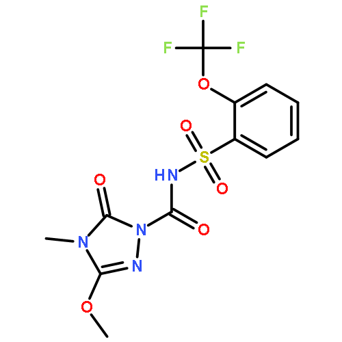 1H-1,2,4-Triazole-1-carboxamide,4,5-dihydro-3-methoxy-4-methyl-5-oxo-N-[[2-(trifluoromethoxy)phenyl]sulfonyl]-