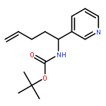 Carbamic acid, [1-(3-pyridinyl)-4-pentenyl]-, 1,1-dimethylethyl ester