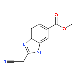 2-(cyanomethyl)-1H-Benzimidazole-6-carboxylic acid methyl ester