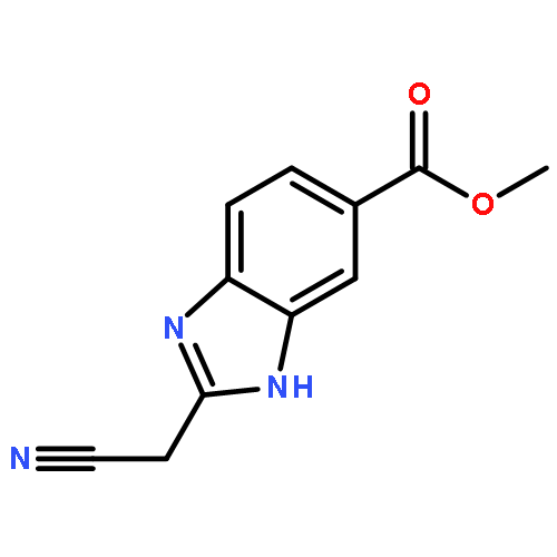 2-(cyanomethyl)-1H-Benzimidazole-6-carboxylic acid methyl ester