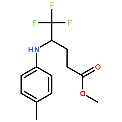 Methyl 5,5,5-trifluoro-4-(p-tolylamino)pentanoate