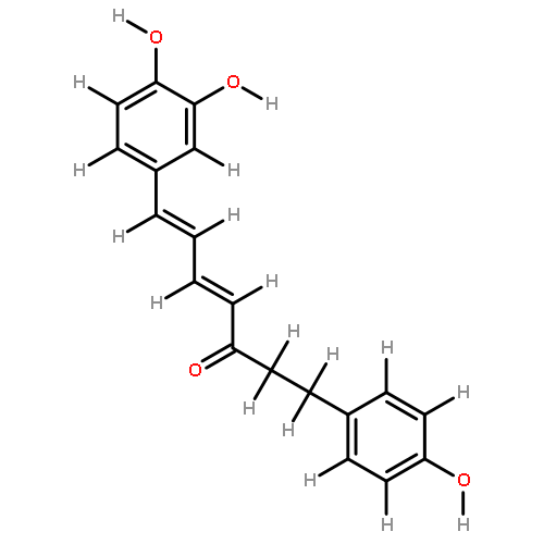 (4E,6E)-1-(3',4'-dihydroxyphenyl)-7-(4''-hydroxyphenyl)-hepta-4,6-dien-3-one