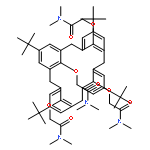 Acetamide,2,2',2'',2'''-[[5,11,17,23-tetrakis(1,1-dimethylethyl)pentacyclo[19.3.1.13,7.19,13.115,19]octacosa-1(25),3,5,7(28),9,11,13(27),15,17,19(26),21,23-dodecaene-25,26,27,28-tetrayl]tetrakis(oxy)]tetrakis[N,N-dimethyl-