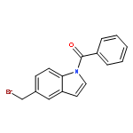 1H-Indole, 1-benzoyl-5-(bromomethyl)-