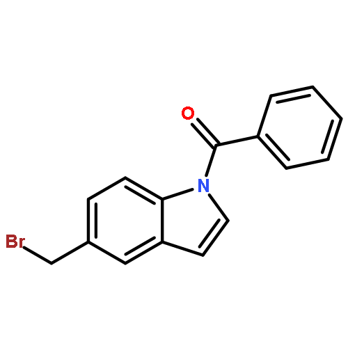 1H-Indole, 1-benzoyl-5-(bromomethyl)-